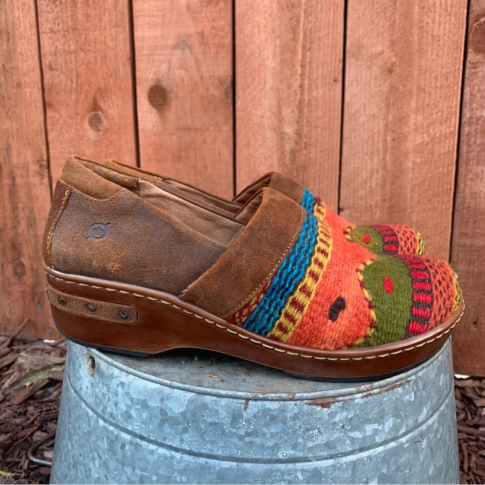 Born Multicolor Patterned Mules - image 2